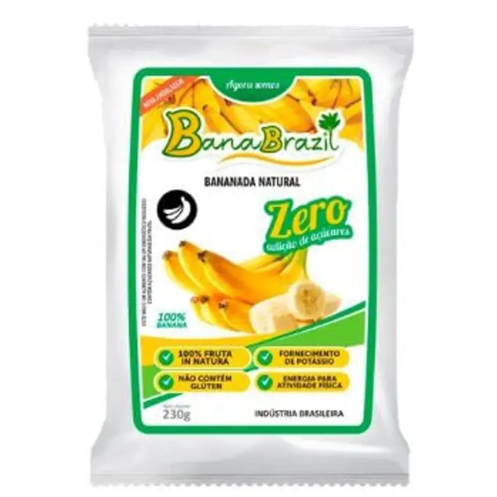 Bananada Nutrilac 230g Natural S/ Acucar
