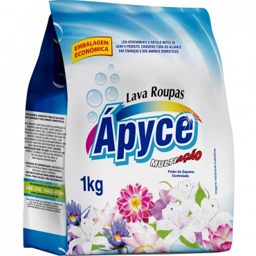 Lava Roupas Po Apyce Sache 1kg Multiacao
