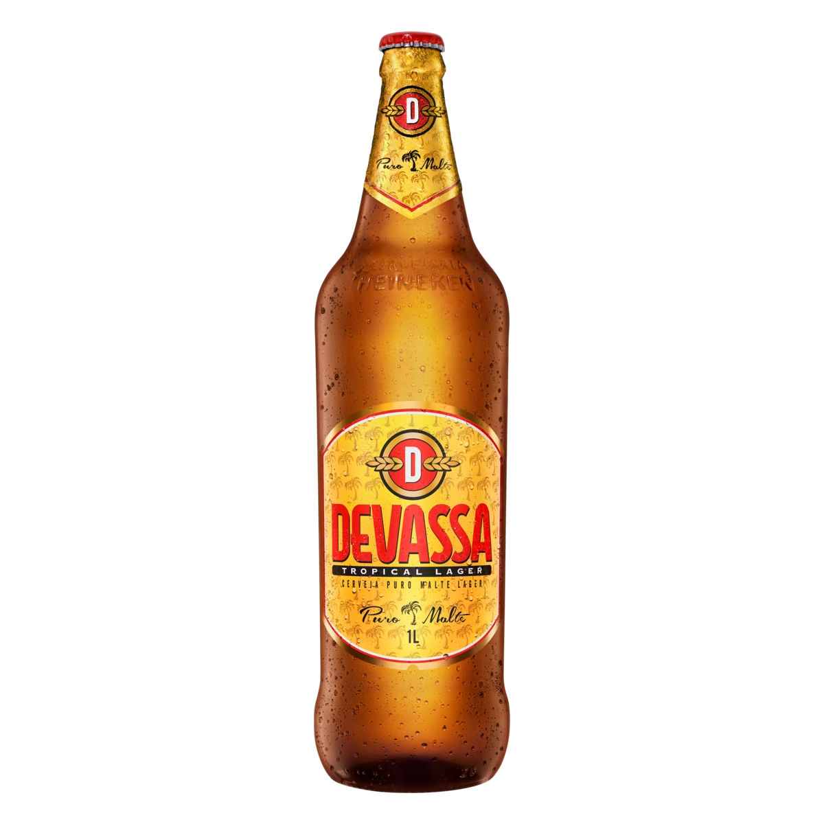 Cerveja Lager Puro Malte Tropical Devassa Garrafa 1l