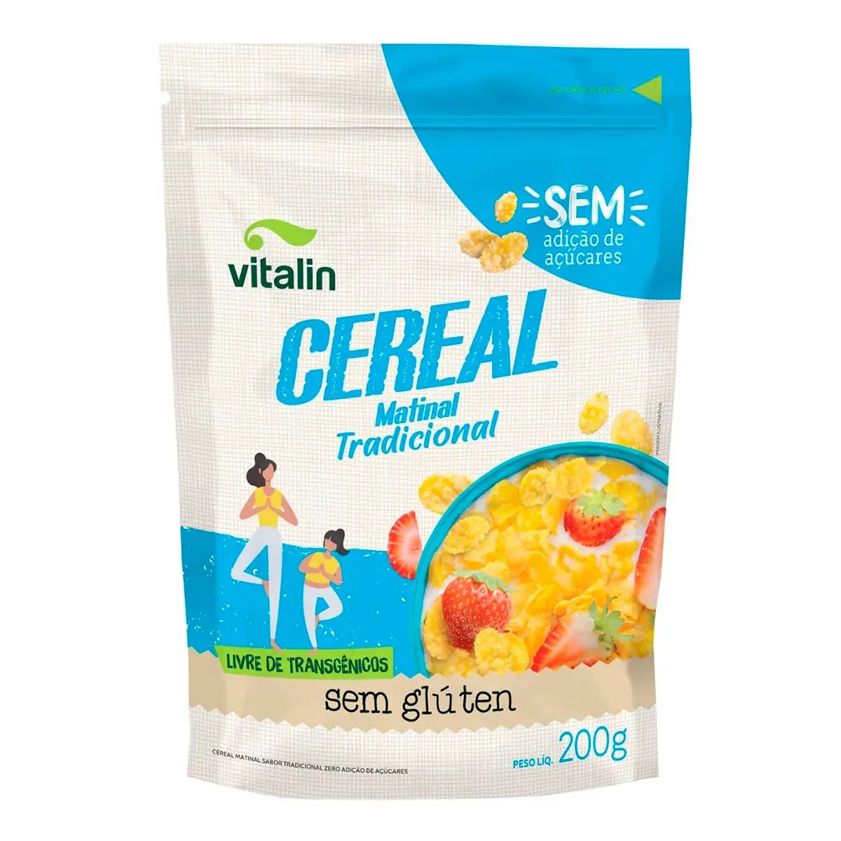 Cereal Matinal Tradicional Zero Lactose Vitalin 200g