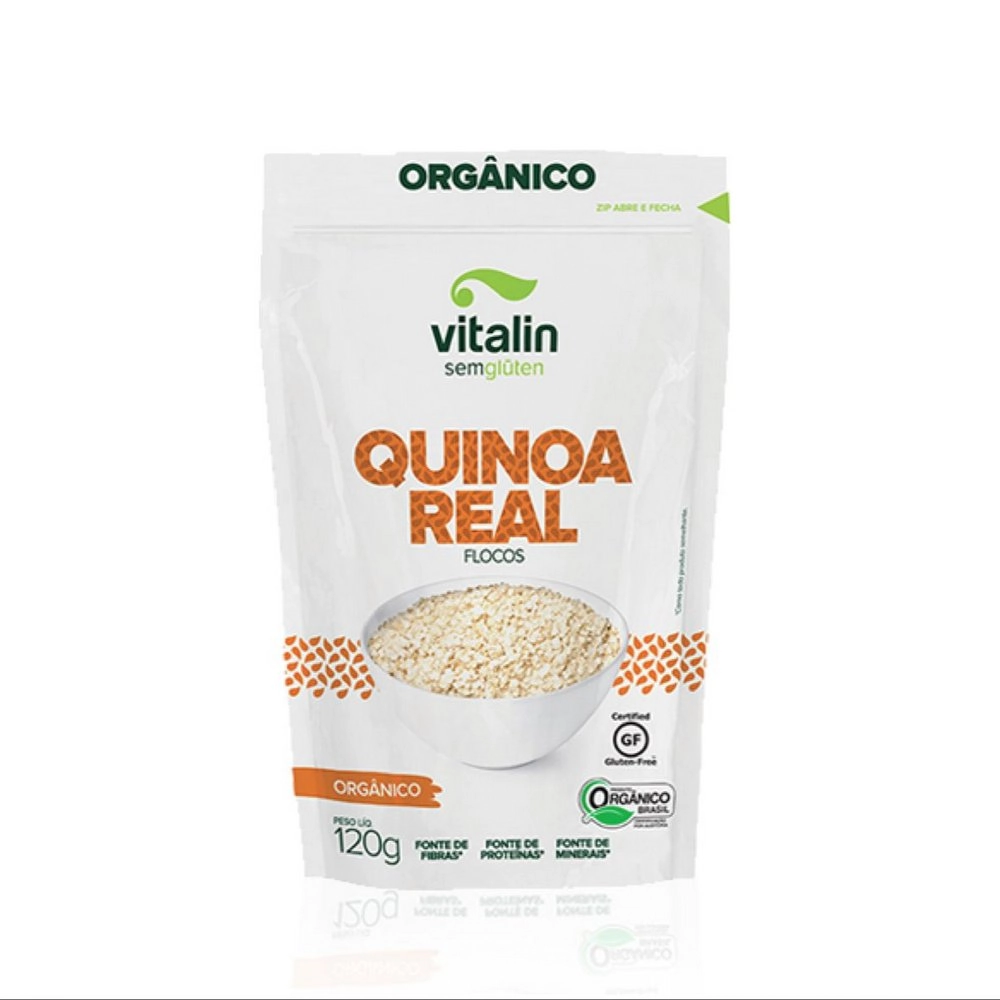 Quinoa Em Flocos Orgânica Vitalin 200g Quinua