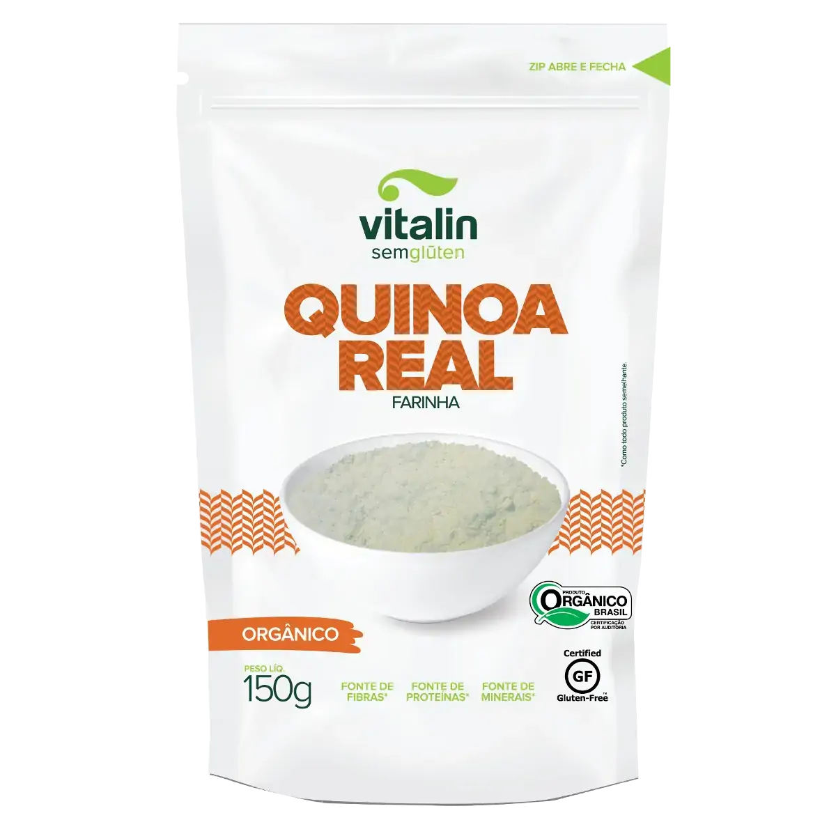 Farinha Quinoa Vitalin 300gr Organica