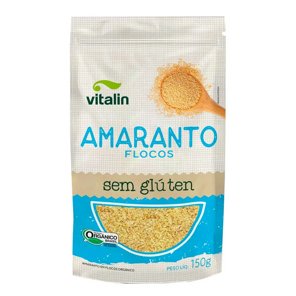 Amaranto em Flocos Orgânico Vitalin 150g