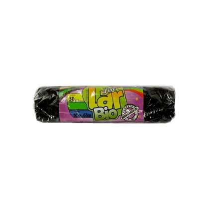 Saco Para Lixo Lixo Lar Roll Bio Preto 30unidade X