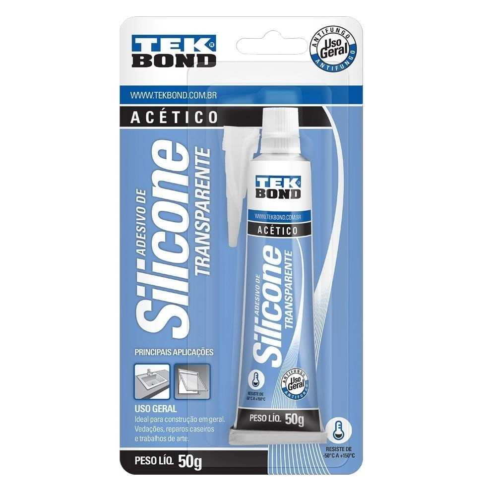 Silicone Em Bisnaga 50grs Tek Bond