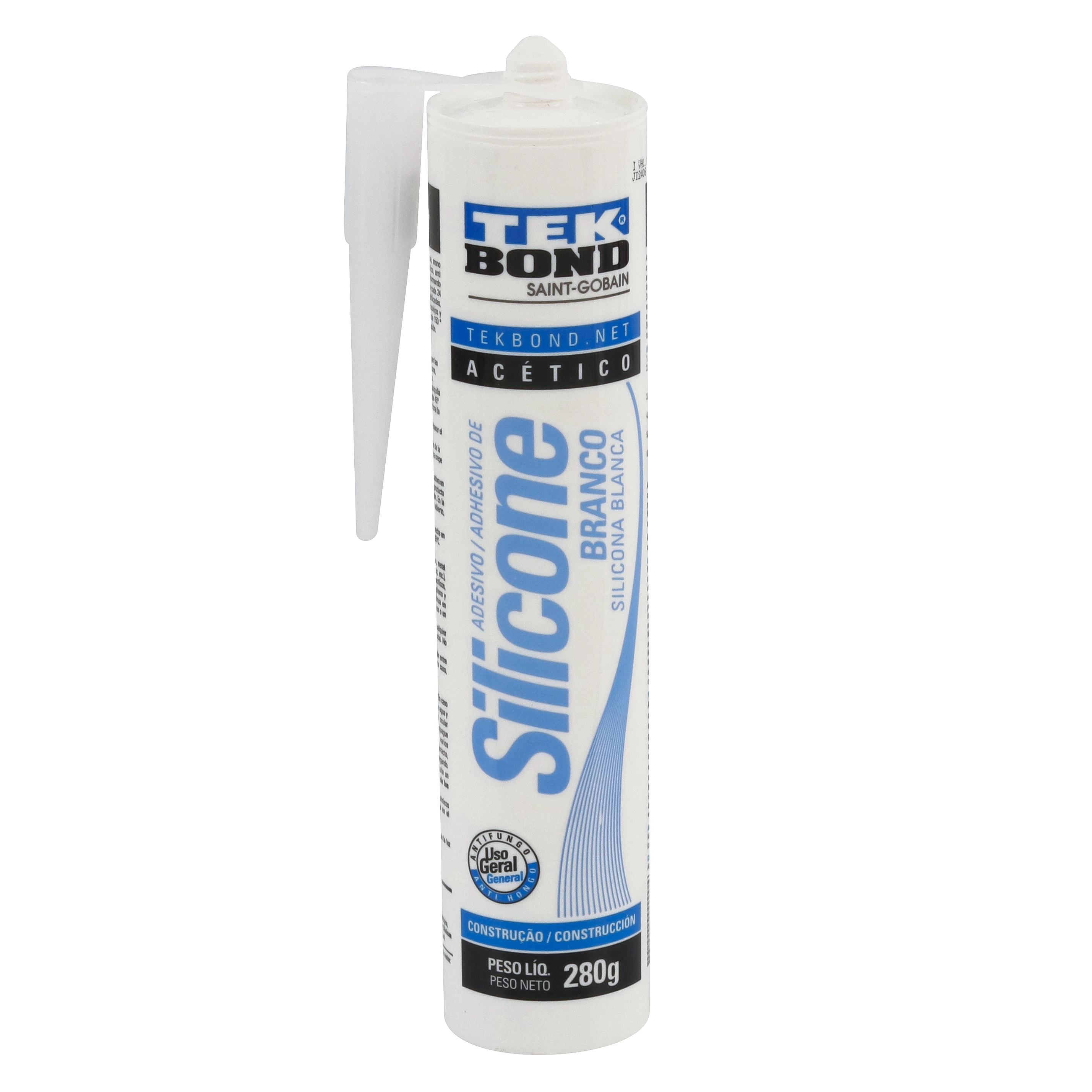 Silicone Uso Geral Branco 280g