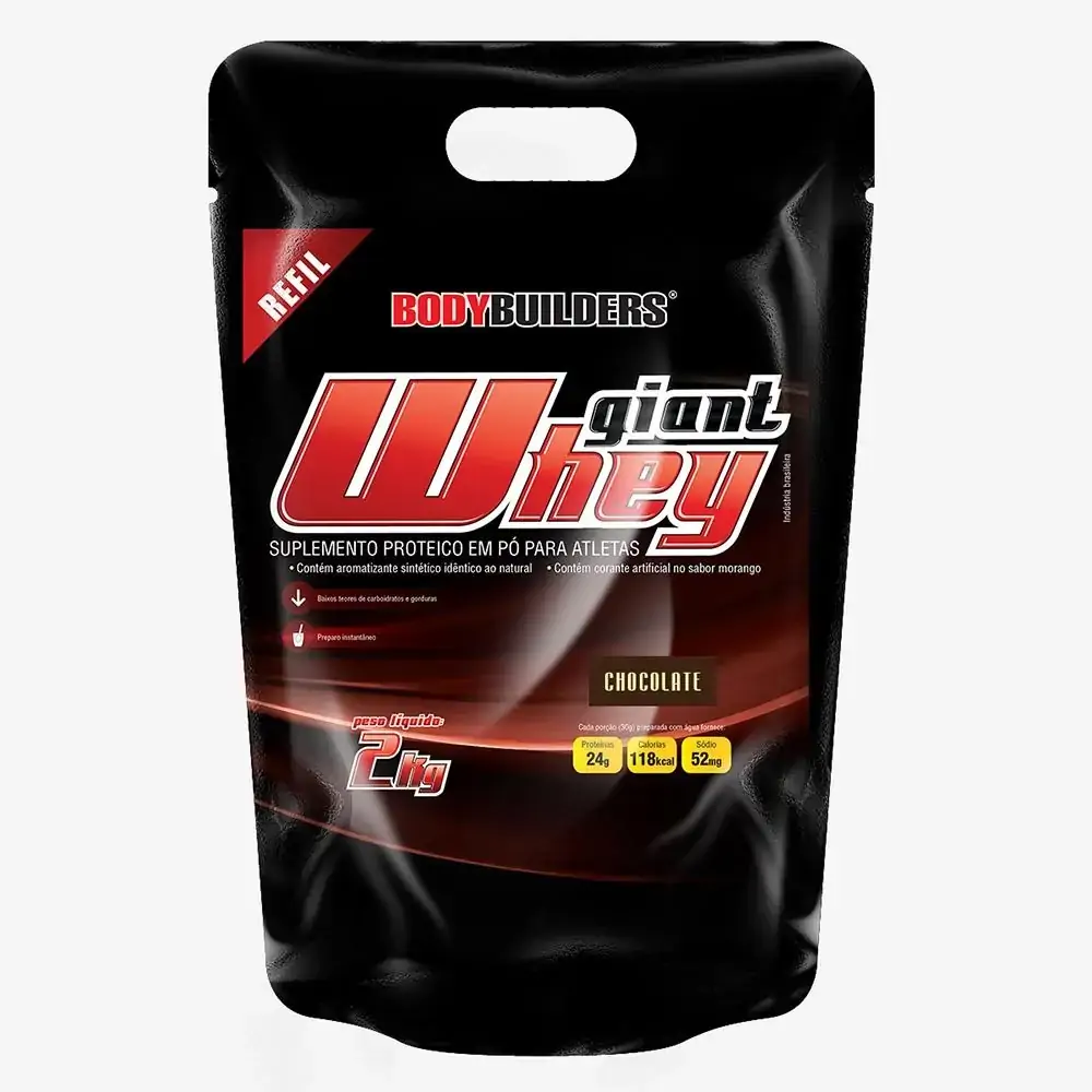Giant Whey 2kg (REFIL) Chocolate Bodybuilders