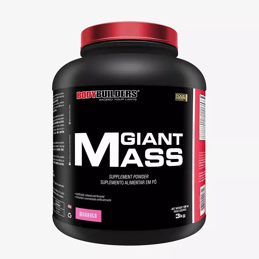 Giant Mass 3kg Morango ¿ Bodybuilders