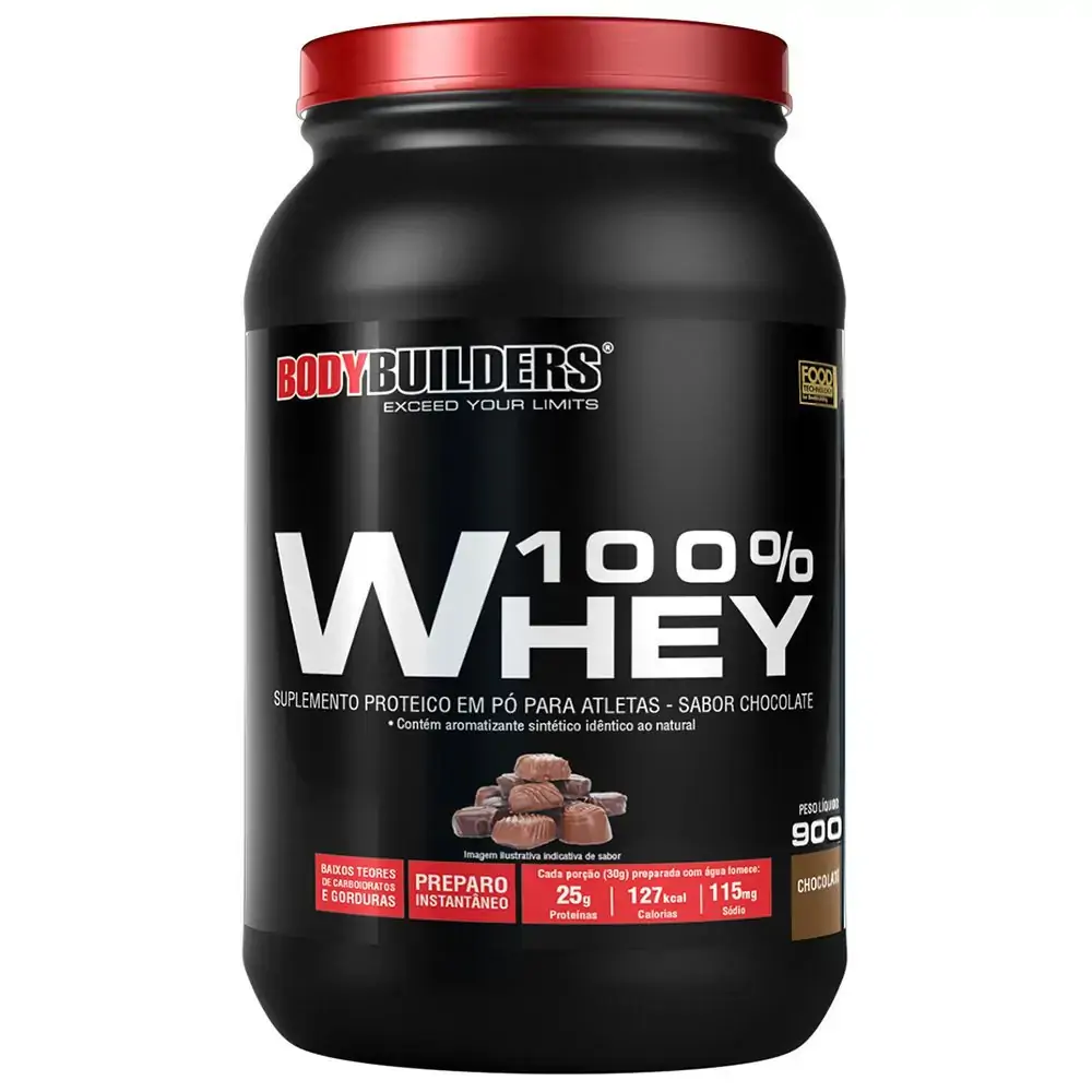 100 Whey Bodybuilders 900 Gr Chocolate
