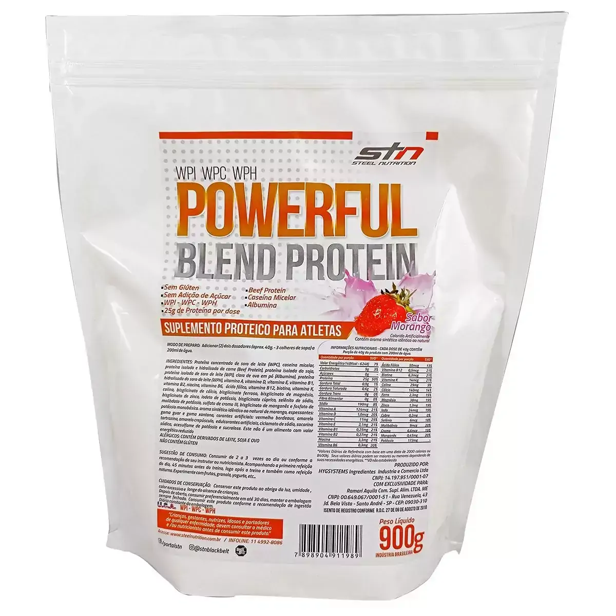 Powerful Blend Protein Vit. e Minerais 900g Steel Nutrition