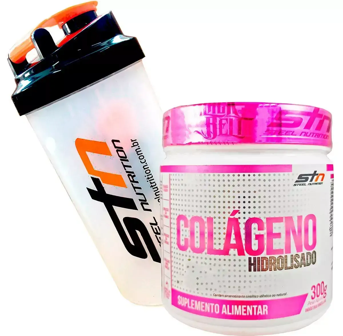 Colageno Hidrolisado + Vitaminas 300g + Coqueteleira