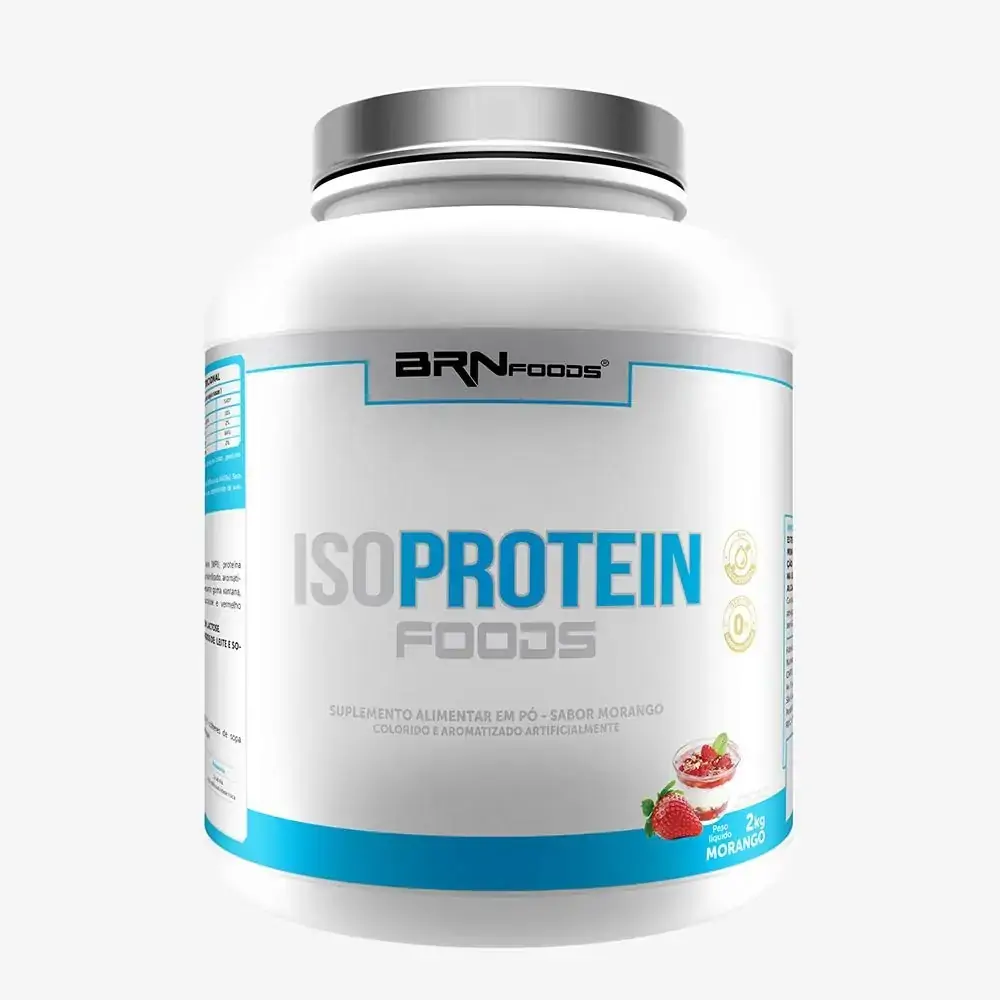 Whey IsoProtein Foods 2kg Morango ¿ BRNFOODS
