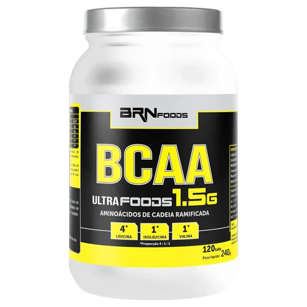 Bcaa 4 1 1 120tabl Br Foods Nutrition