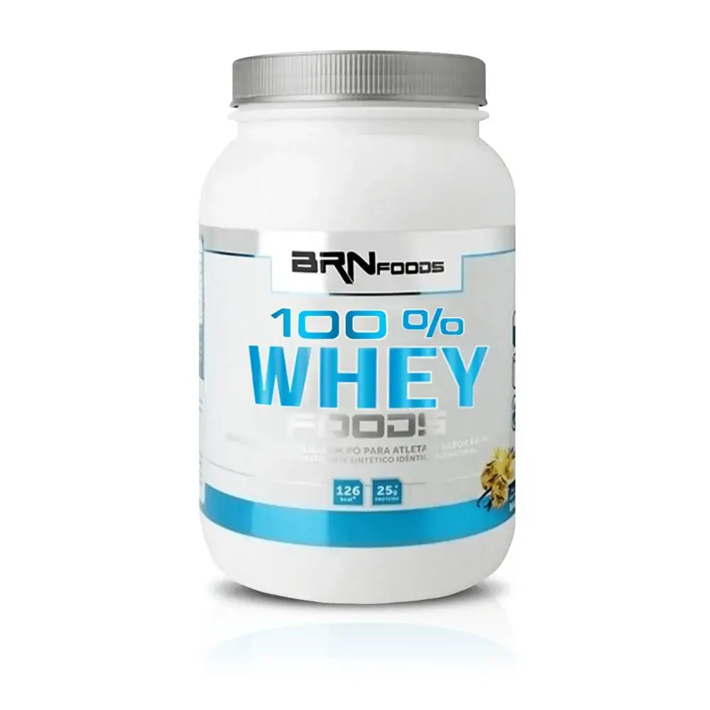 100 Whey Brnfoods 900g Sabor Chocolate