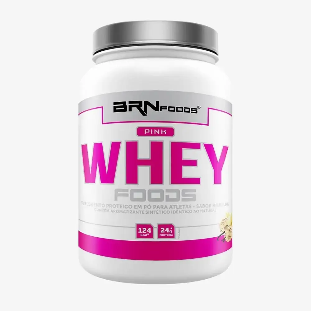 Pink Whey Protein Foods 900g Baunilha ¿ BRNFOODS