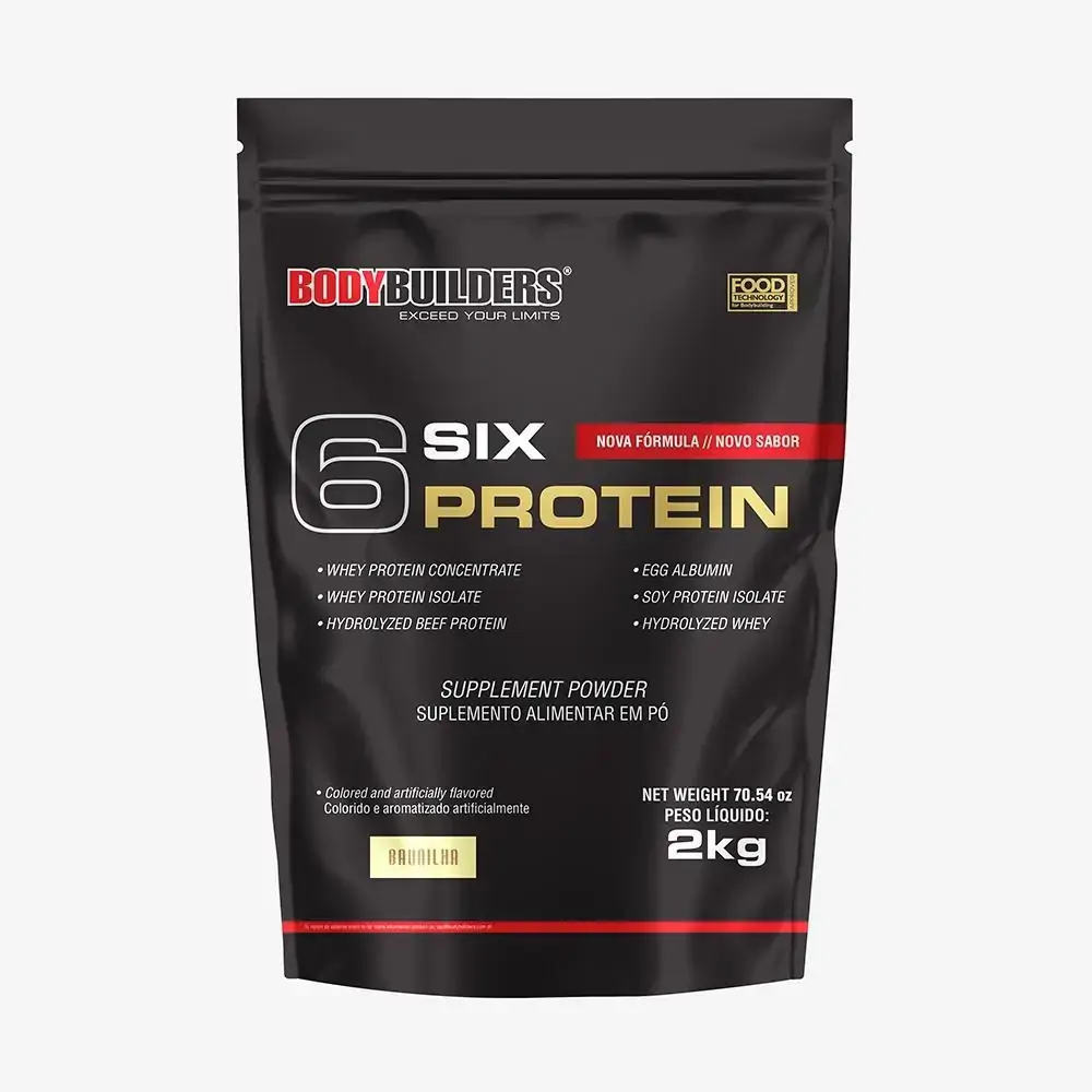 6 Six Protein 2kg Baunilha Bodybuilders