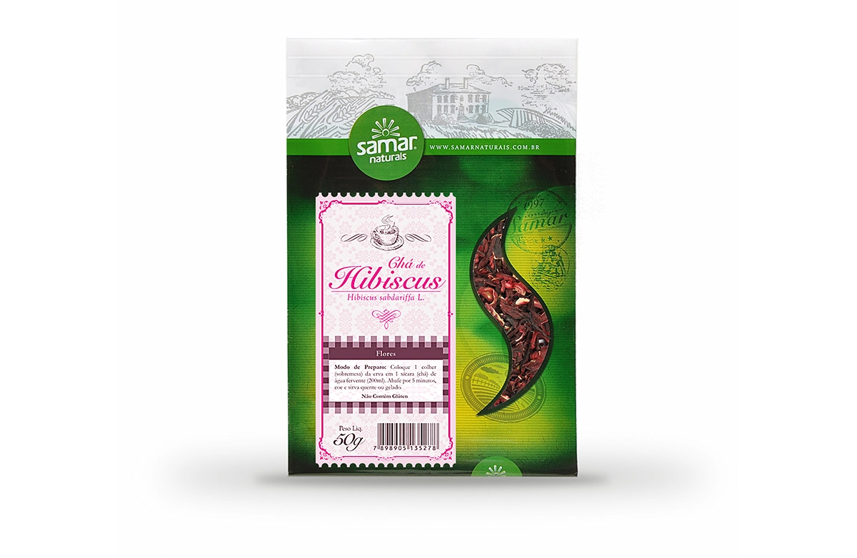 Cha Flores De Hibiscos 50g Samar