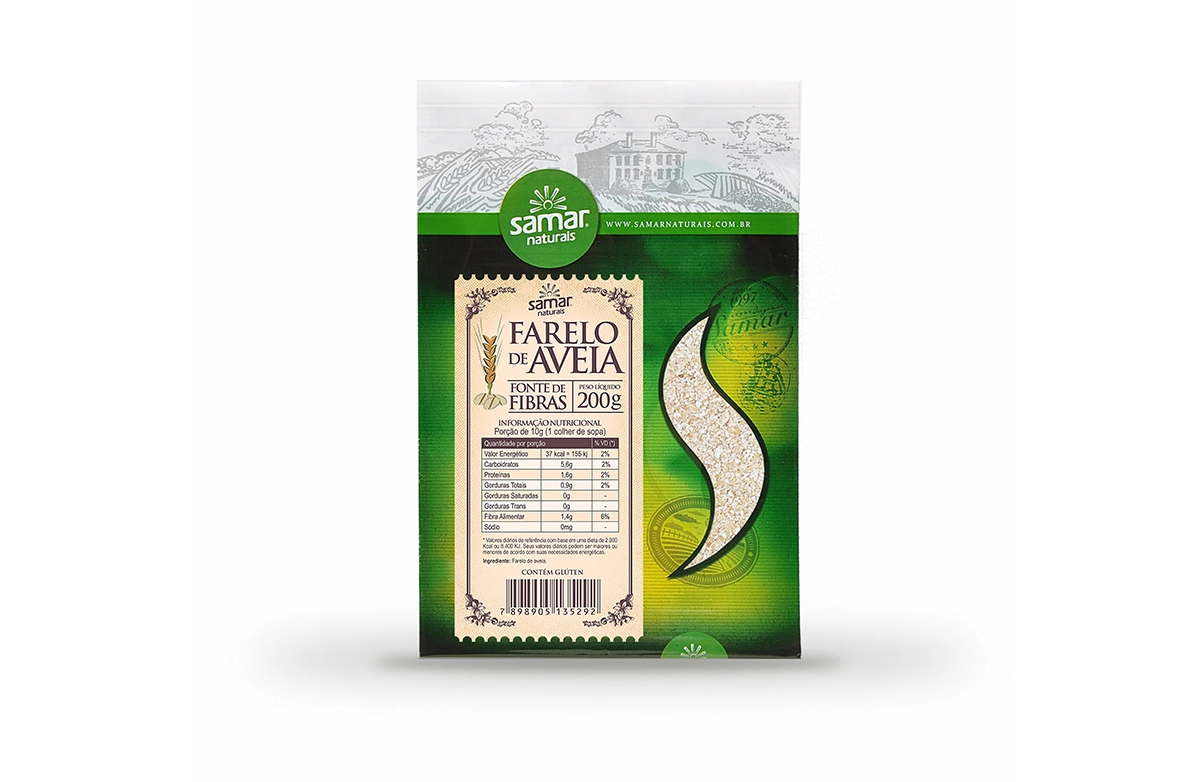 Farelo De Aveia 200g Samar
