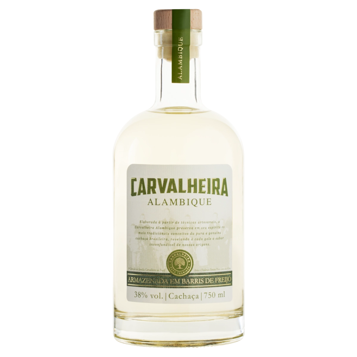 Cachaça De Alambique Carvalheira Garrafa 750ml