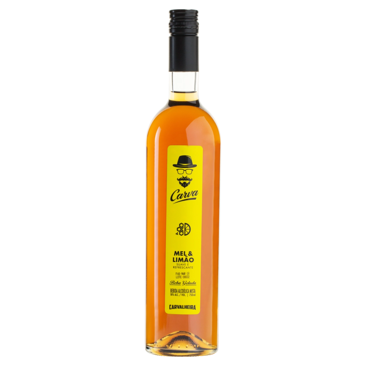 Bebida Mista Alcoólica Mel E Limão Carva Garrafa 750ml