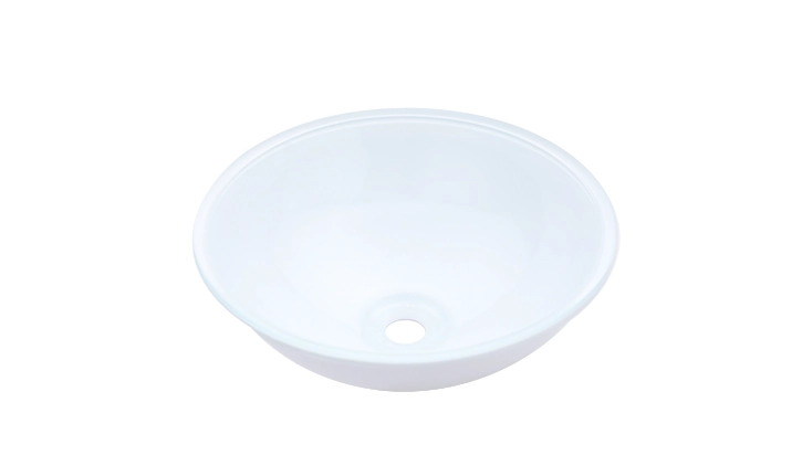 Cuba De Vidro 290mm Branca - Construmarcas