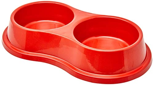 Vaso C/prato Plast Red C/3 R2120