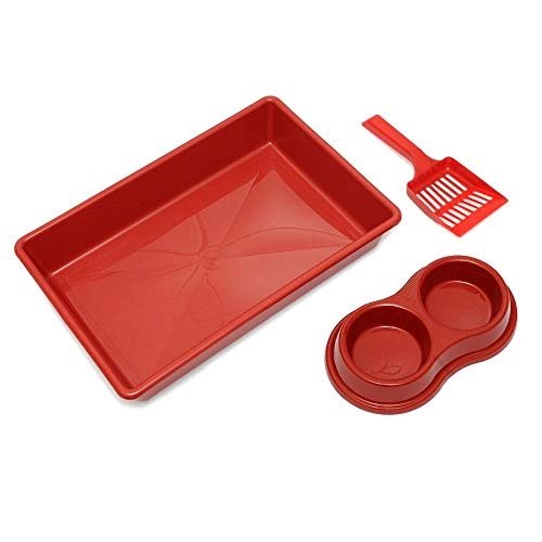 Vaso Plasduran Red 4pc 9044