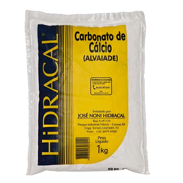 Argamassa Massa Pronta Interno e Externo 1kg Branco Hidracal