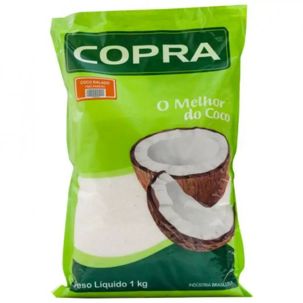 Coco Ralado Meio Copra 1kg