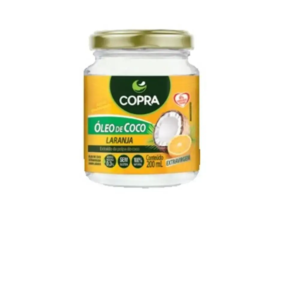 Oleo De Coco Copra 200g Laranja