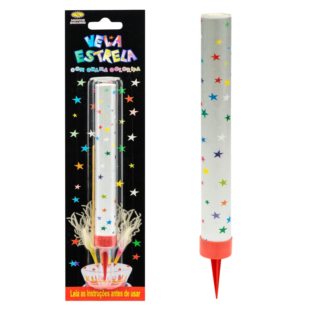 Vela Estrela Prata