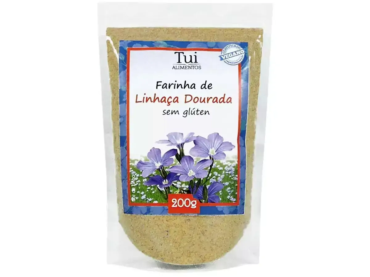 Farinha de Linhaça Dourada Sem Glúten Tui Alimentos 200g