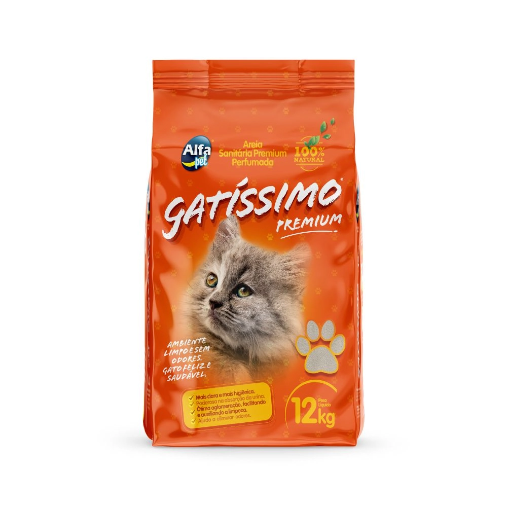 Areia Gatos Gatissimo 12kg