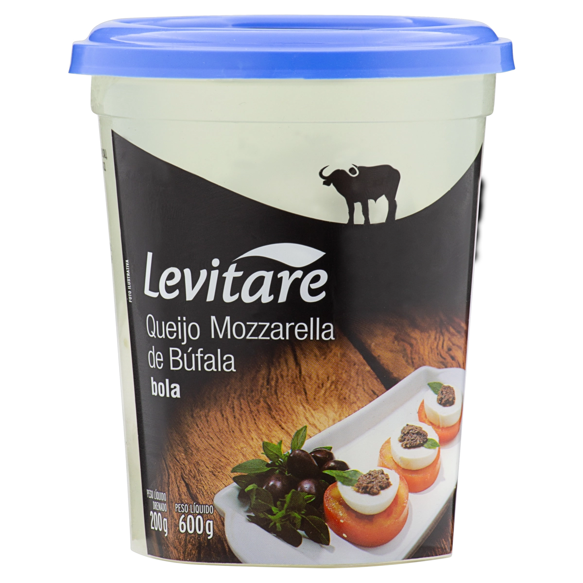 Queijo Mozzarela De Bufala Levitare 150g Bola