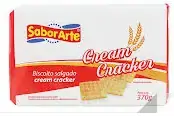 Biscoito Cream Cracker Sabor Arte 370g