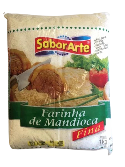Farinha Mandioca Sabor Arte 1kg Fina