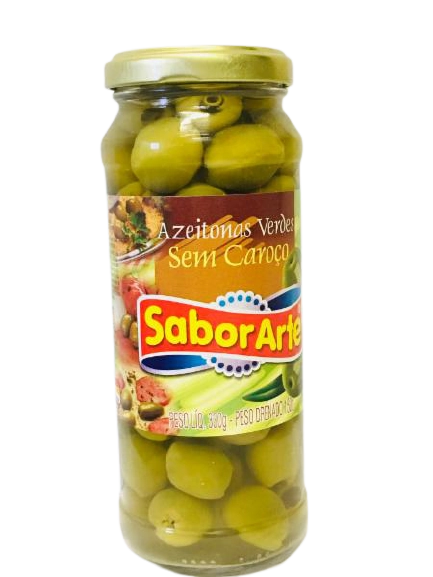 Azeitona Sabor Arte Verde Sem Caroco
