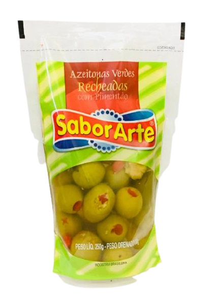 Azeitona Sabor Arte Recheada Pimentao