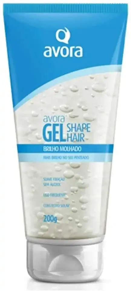 Gel Avora Shape Hair 200g Brilho Molhado S/ Alcool