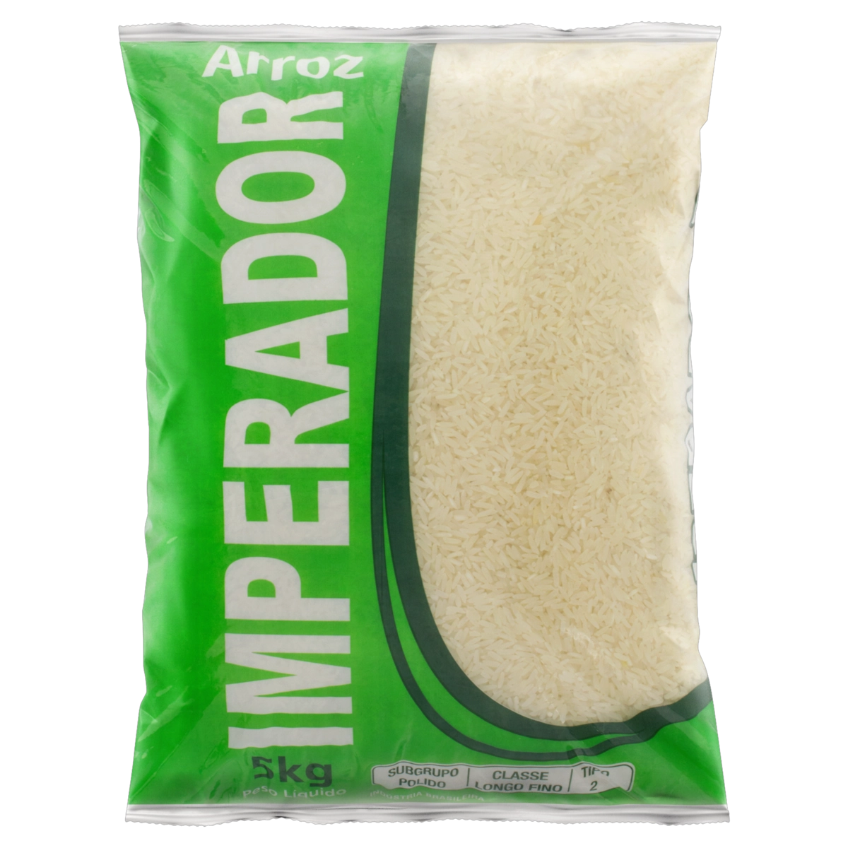 Arroz Polido Tipo 2 Imperador Pacote 5kg
