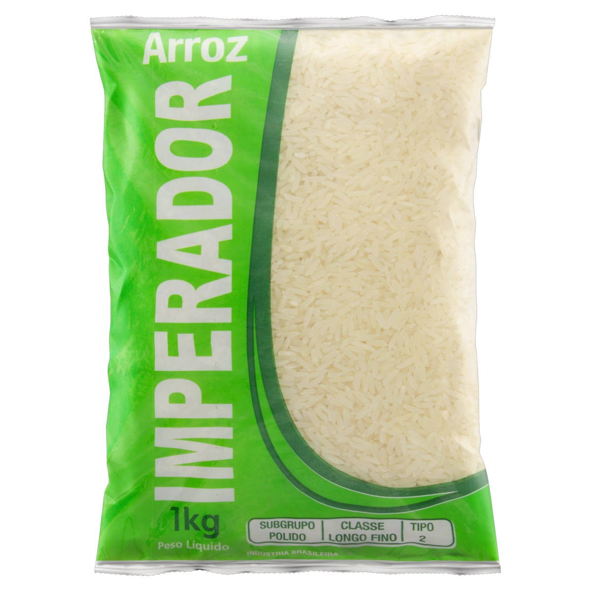 Arroz Polido Tipo 2 Imperador Pacote 1kg