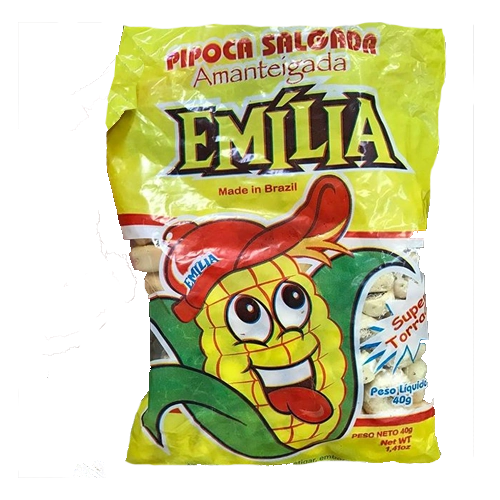 Pipoca Emilia 130g Salgada