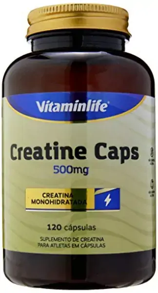 Esportivo Vitaminlife Creatine Caps Pote 120 Cápsulas