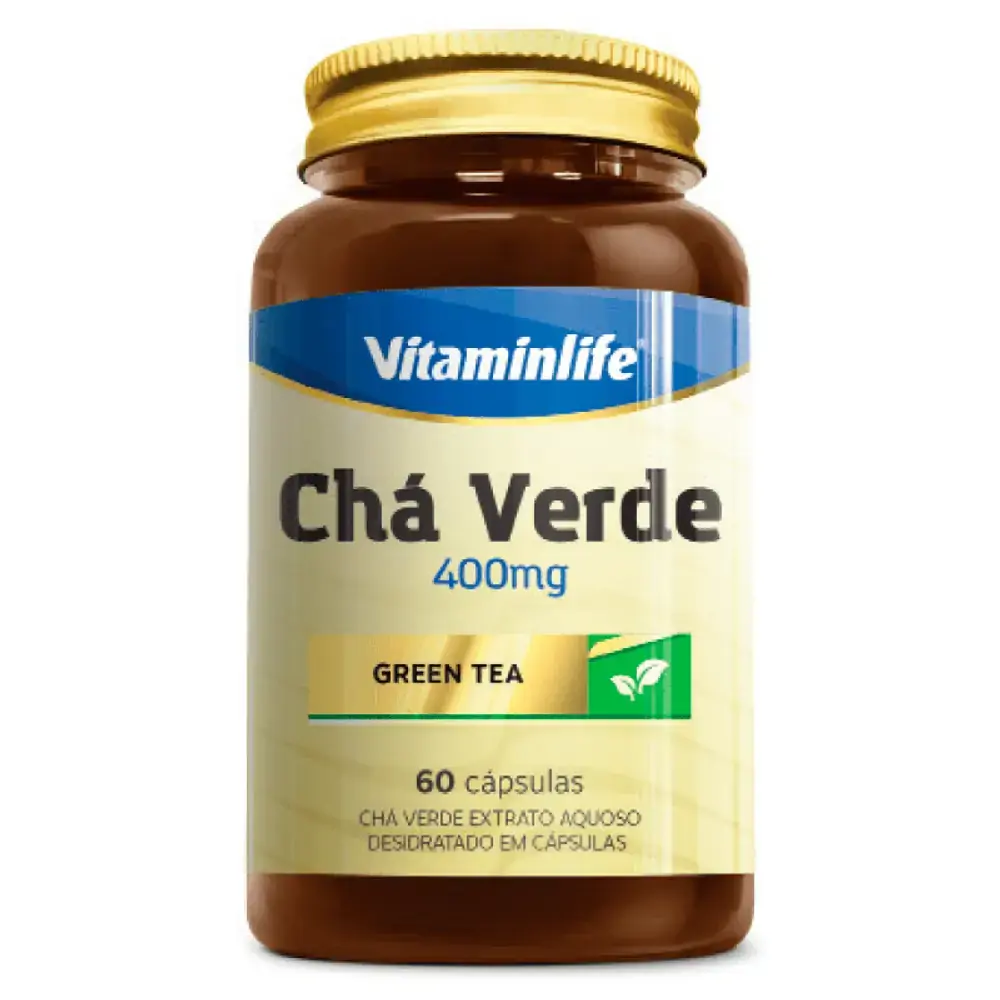 Chá Verde Green Tea Vitaminlife- 60 cápsulas