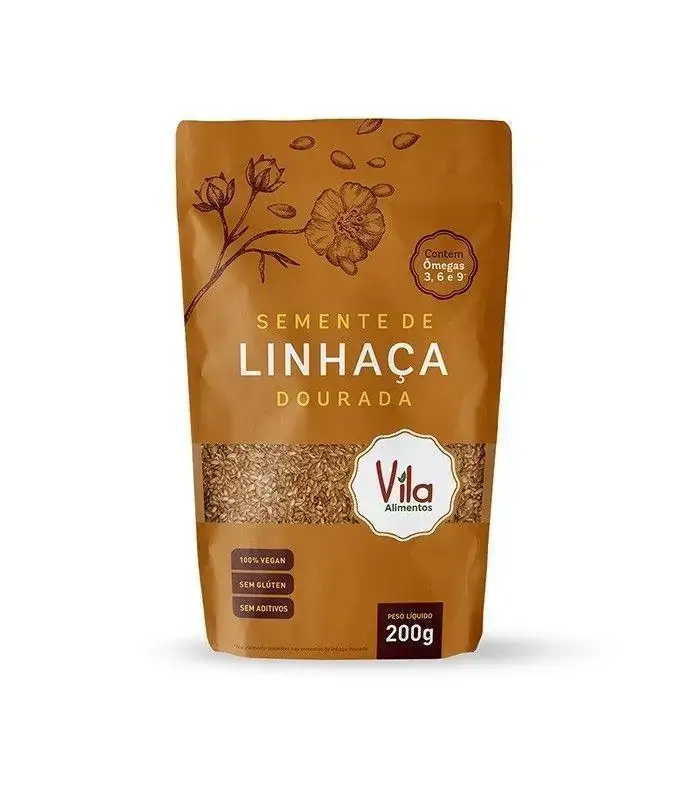 Sementes de Linhaça Dourada Vila Alimentos 200g