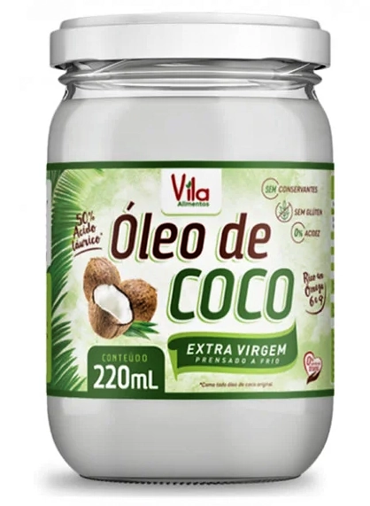 Oleo De Coco Vila Extra Virgem 220ml