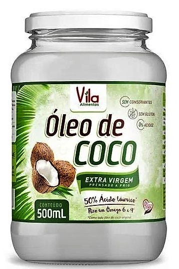 Oleo De Coco 500ml Vila Ervas