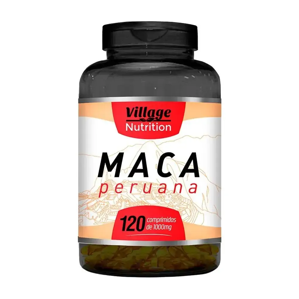 Maca Peruana 1g 120 Comp Village Nutrition