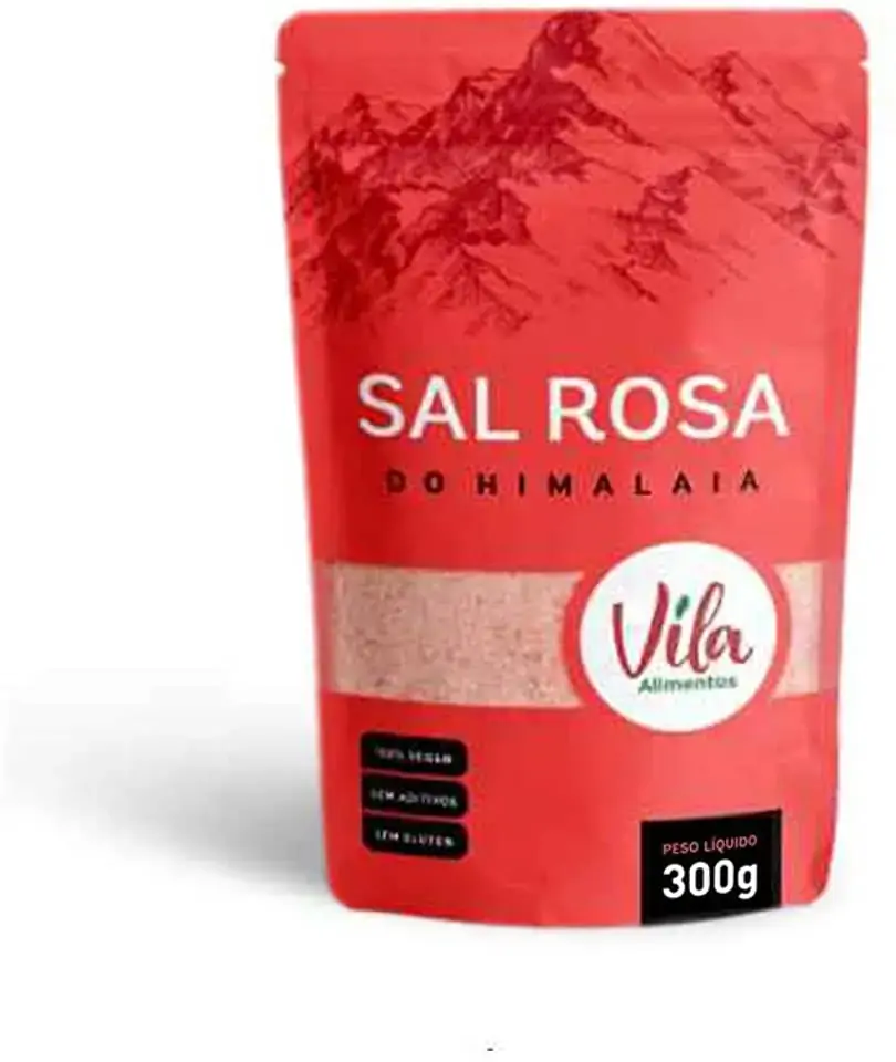 Sal Rosa Himalaia Fino 300g Vila Ervas