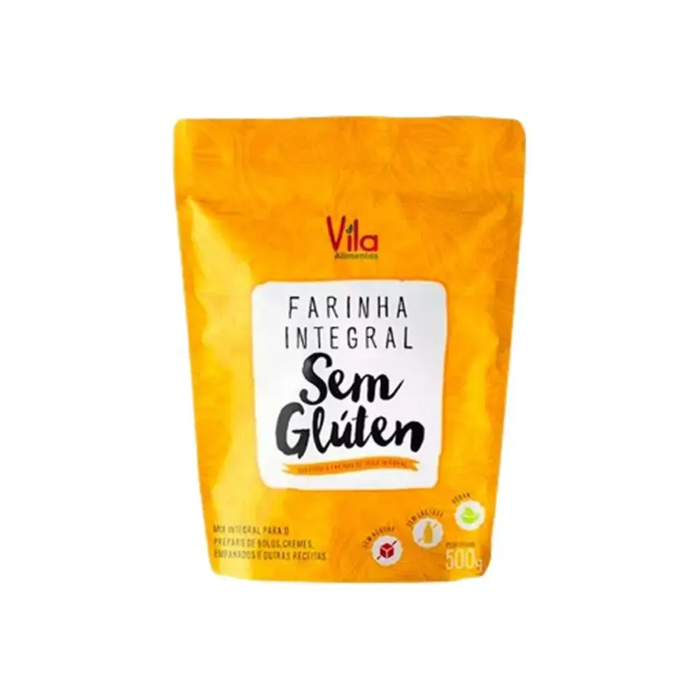 Farinha Integral Sem Gluten 500g Vila Ervas Allimentos Ltda